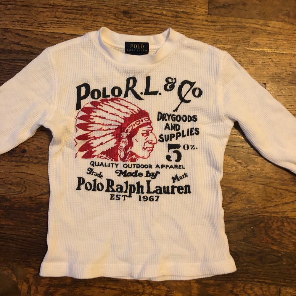 Ralph Lauren thermal, w/ Indian head detail